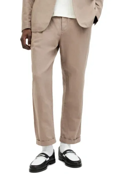 Allsaints Sainte Trousers In Chestnut Brown