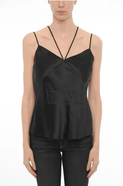 Allsaints Satin Sassi Cami Top In Black