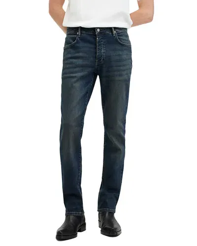 Allsaints Sid Regular Fit Jeans In Indigo Blue