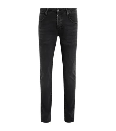 Allsaints Sid Slim Jeans In Black