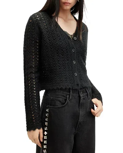 Allsaints Vivian Cardigan In Black