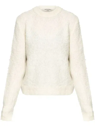 Allsaints Vortex Sweater In White