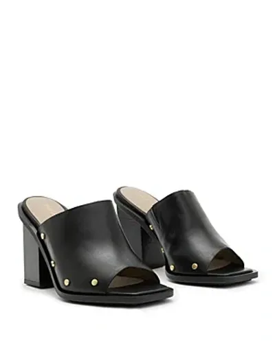 Allsaints Women's Kelly Slip On High Heel Mule Pumps In Black