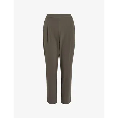 Allsaints Aleida Tri Trousers In Tarmac Green