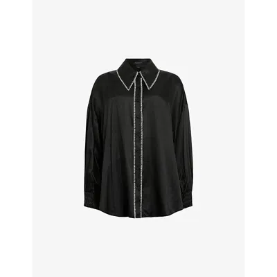 Allsaints Charli Shirt In Black