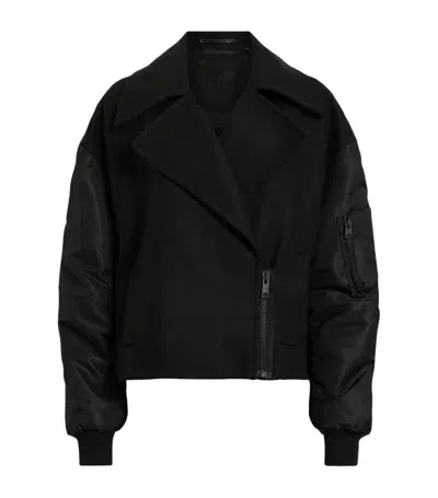 Allsaints Wool-blend Orla Jacket In Black