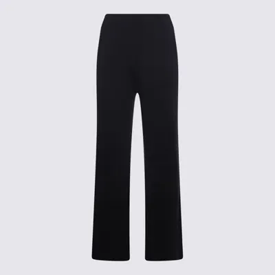 Allude Black Wool Pants