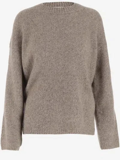 Allude Cashmere And Silk Sweater In Beige