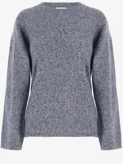 Allude Cashmere And Silk Sweater In Blue