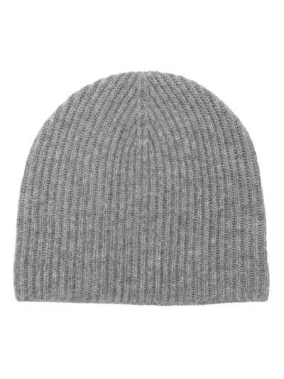 Allude Cashmere Beanie In Grey