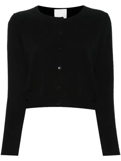 Allude Cashmere Cardigan In Black