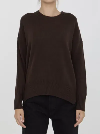 Allude Cashmere Jumper In Brown