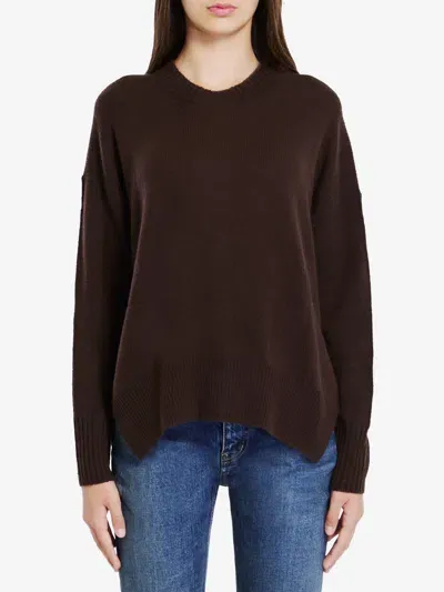 Allude Cashmere Jumper In Brown