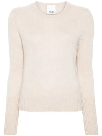 Allude Cashmere Sweater In Neutrals