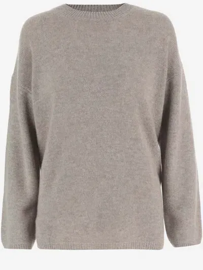 Allude Cashmere Sweater In Beige