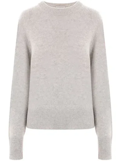 Allude Cashmere Sweater In Grey