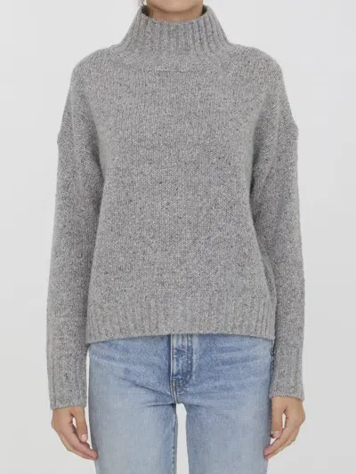 Allude Cashmere Sweater In Grey