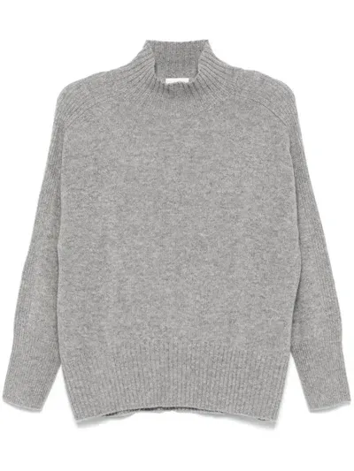 Allude Cashmere Sweater In Grey