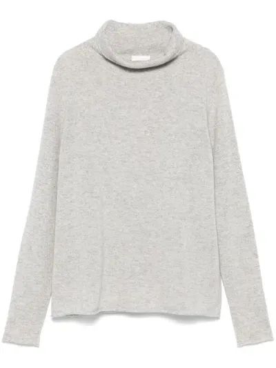 Allude Cashmere Sweater In Grey