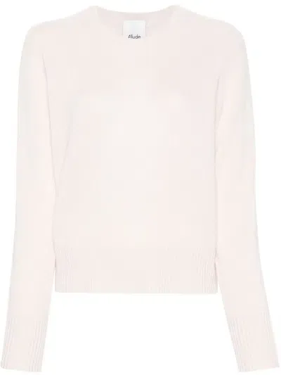 Allude Cashmere Sweater In Pink