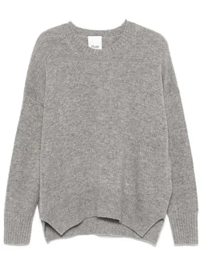 Allude Sweaters In Grey