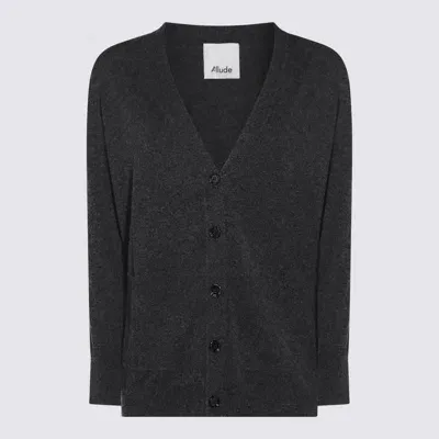 Allude Dark Grey Wool Knitwear