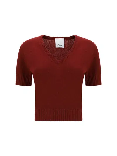 Allude Knitwear In Red