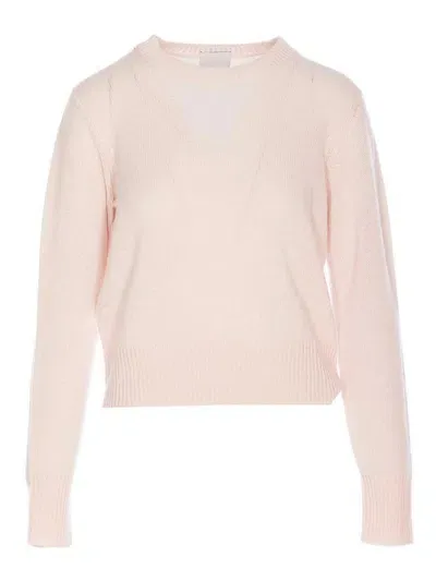 Allude Pink Sweater In Nude & Neutrals