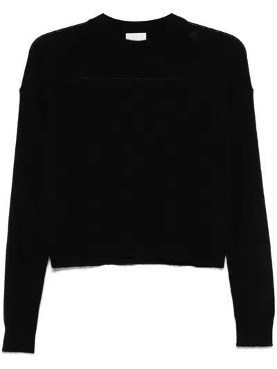 Allude Rd Sweater In Black