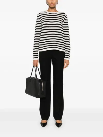 Allude Striped Sweater In Bunt