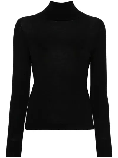 Allude Sweater In Black