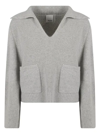 Allude Sweaters In Gray