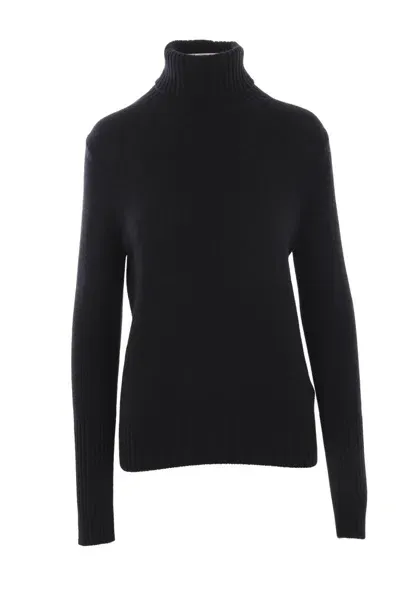 Allude Sweaters In Black