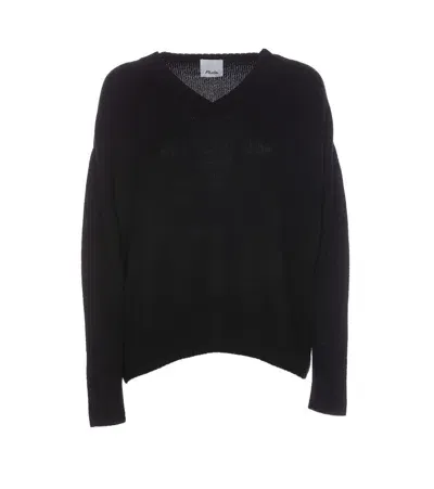 Allude Sweaters In Black