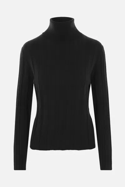 Allude Sweaters In Black