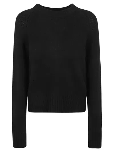 Allude Sweaters Black In Gray