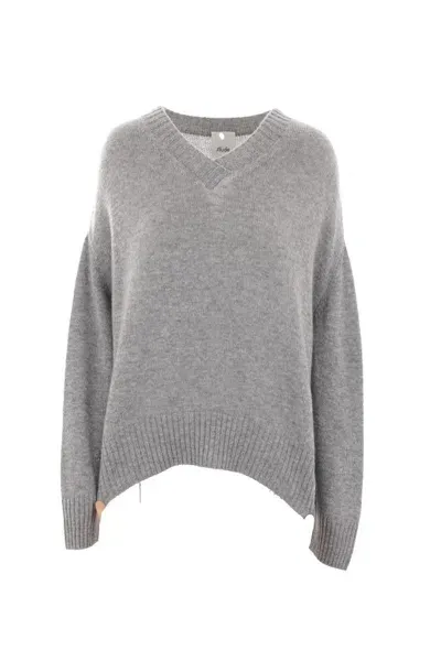 Allude Sweaters In Grey