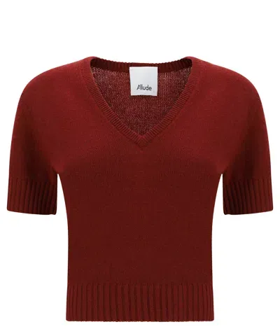 Allude Top In Red