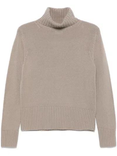 Allude Turtleneck Sweater In Neutrals