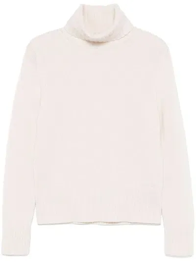 Allude Turtleneck Sweater In Neutrals