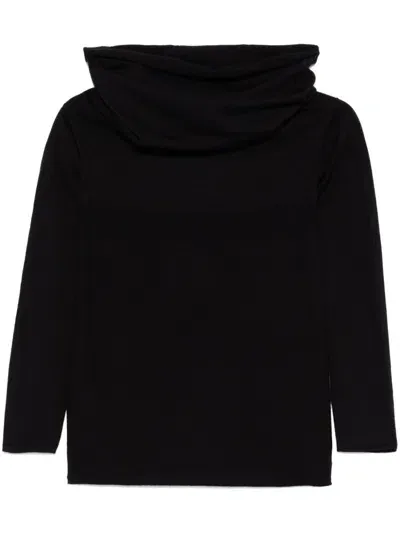 Almada Label Cara Top In Black