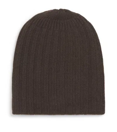 Almada Label Cashmere Roe Beanie In Brown