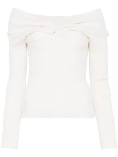 Almada Label Nana Top In White