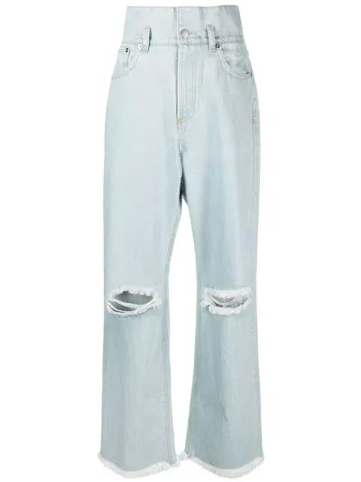 Almaz High-rise Straight-leg Jeans In Blue