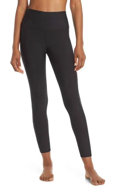 Alo Yoga 7/8 High-waist Airlift Leggings Anthracite In Black