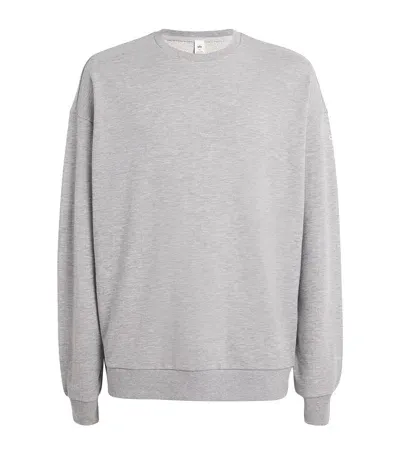 Alo Yoga Cotton-blend Chill Sweatshirt In Grey