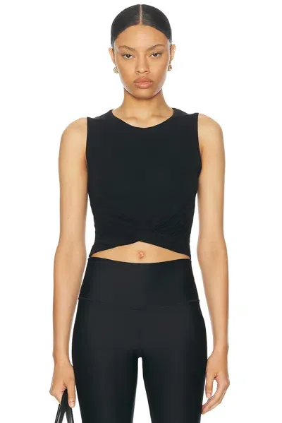 Alo Yoga Cover Tank Top In Black