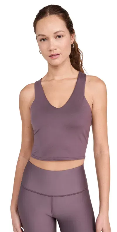 Alo Yoga Real Bra Tank Raisinette