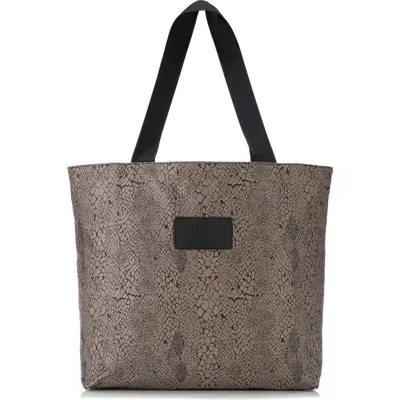 Aloha Collection Python Day Tripper Water Resistant Tyvek® Tote In Gray