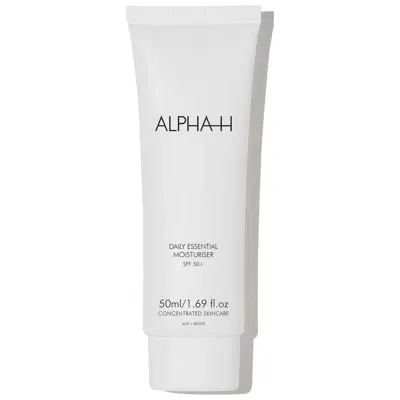 Alpha-h Daily Essential Moisturiser Spf50+ 50ml In White